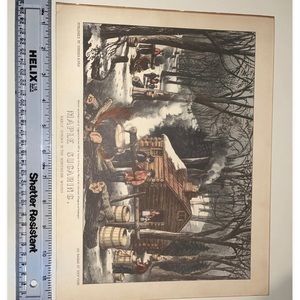 Antique Currier & Ives lithograph